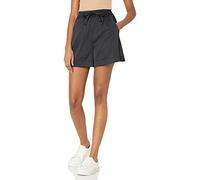 The Drop Eva Short pour Femme, Soyeux, Extensible, à Enfiler, Coupe Ample, Noir, Taille XXL