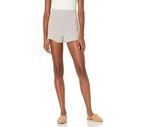 The Drop Faith Short côtelé à enfiler style survêtement pour Femme, Gris marsouin, XL