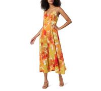 The Drop Isa V-Neck Maxi Dress Robes, Imprimé Aquarelle Orange, 4XL Grande Taille