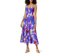 The Drop Isa V-Neck Maxi Dress Robes, Imprimé Aquarelle Violet, M