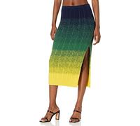 The Drop Jupe midi Lola Ombre pour femme, bleu marine, taille 5X, grande taille