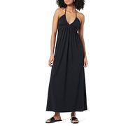 The Drop Kapri Gathered Halter Dress Robes, Noir, XL