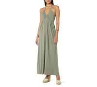 The Drop Kapri Gathered Halter Dress Robes, Vert vétiver, 3XL Grande Taille