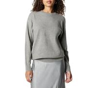 The Drop Lulu Essential Crew Neck Sweater, Gris chiné, S