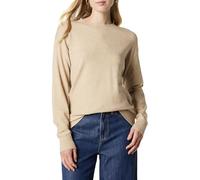 The Drop Lulu Essential Crew Neck Sweater, Taupe chiné, XXL Grande Taille