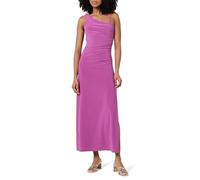 The Drop Lupita Draped One-Shoulder Maxi Dress Robes, Violet Sauvage, L