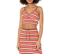 The Drop Lyra Crochet Bralette, Combo Corail Rose, 5XL Grande Taille