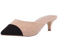 The Drop Paulina Mules Bicolores À Bout Pointu, Mule Femme | Chaussures de fête