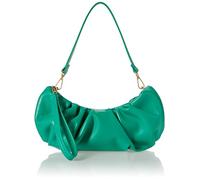 The Drop Pochette pour Femme, Modèle Ulla Convertible Froncé, Vert Outremer, Taille Unique
