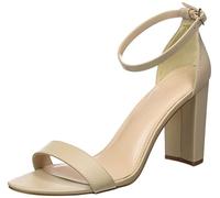 The Drop Rebecca Sandales à brides, haut talon bloc pour femme, Beige, 40 EU