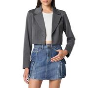 The Drop Reims Cropped Blazer, Gris chiné, S