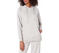The Drop Renee Sweat à capuche ample en molleton délavé pour Femme, Gris clair (Microchip), XS