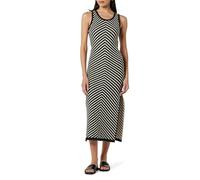 The Drop Ritu Crochet Maxi Dress pour Femme, Chevrons Noirs et Blancs, M