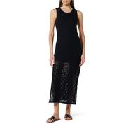 The Drop Ritu Crochet Maxi Dress Robe Longue, Noir, XS