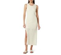 The Drop Ritu Crochet Maxi Dress Robe Longue, Whisper White, M