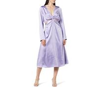 The Drop Robe Longue pour Femme, Soyeuse, avec Découpes, Violeta, Lavande (Digital Lavender), XL