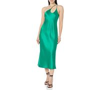 The Drop Robe Nuisette Asymétrique pour Femme, Ashley, Vert Outremer, Taille XL