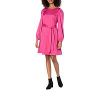 The Drop Robe pour Femme, Extensible, Soyeuse, avec Ceinture, Rose Fuchsia, par @shopdandy, Taille L