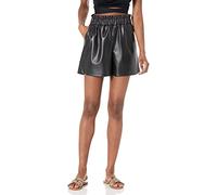 The Drop Rose Loose Fit Paperbag Pull-on Short, Noir, S