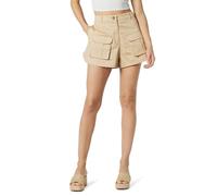 The Drop Short pour Femme, Fonctionnel, Évasé, Beige Crème de Whisky, L