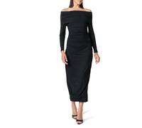 The Drop Stevie Off The Shoulder Maxi Knit Dress Robes, Noir, L