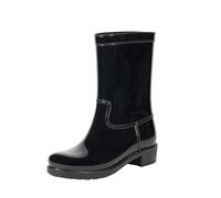 The Drop Women's Bottes de pluie Stella mi-hautes, Noir, 41