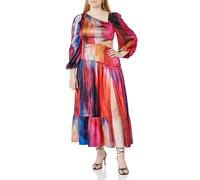 The Drop Women's Robe, Col Asymétrique, Découpes, Multicolore, par @itsjuliettefoxx, 5XL Grande taille, Plus Size