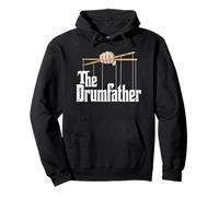 The drumfather Rock Drummer Band Music Sweat à Capuche