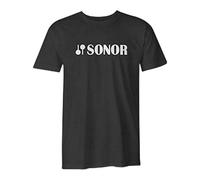 The Drums Sonor Black T Shirt Men's Tee Color Black Size XL L Black 3XL
