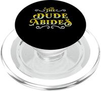 The Dude Abides Vintage Design for Film Loving Bowler PopSockets PopGrip pour MagSafe