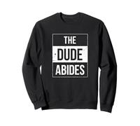 The Dude Abides Vintage Design for Film Loving Bowler Sweatshirt