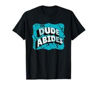 The Dude Abides Vintage Design for Film Loving Bowler T-Shirt