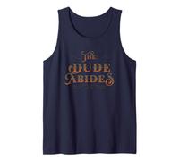 The Dude Abides Vintage Design for Movie Loving Bowler Débardeur