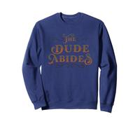 The Dude Abides Vintage Design for Movie Loving Bowler Sweatshirt