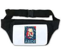 The Dude Sac banane avec poster style pop art Style Abide Blanc