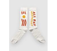 The Dudes All Day Breakfast Tennis Chaussettes blanc LXL
