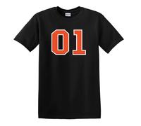 The Dukes of Hazzard 01 General Lee Duke T-shirt pour garçon Dodge Charger années 80, Noir , M
