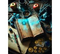 The Dungeon Master's Grimoire: Campaign & Session Log: A Flexible Dot Grid Notebook for TTRPG Campaigns, Worldbuilding, and Session Notes (7.5x9.25 Inch, 150 Pages)