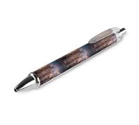 The Duomo Di Milano in Italy Stylo à bille rétractable avec corps rond et pointe fine 0,5 mm Noir