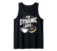 The Dynamic Duo Coffee Donuts Donuts Funny Coffee Donut Débardeur
