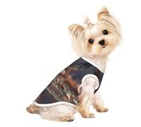 The Eagle on the lake Chemise pour chien de petite taille, T-shirt pour animaux de compagnie, vêtements doux et respirants pour chats et chiens, convient pour les petits animaux de compagnie
