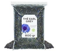 The Earl Grey 800 g - The Noir à la Bergamote - Feuilles en Vrac - Infusion Classique et Aromatique (800 gr, Thé Earl Grey)