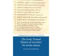 The Early Textual History Of Lucretius' De Rerum Natura