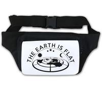 The Earth is Flat Earhter Sac banane plat Blanc