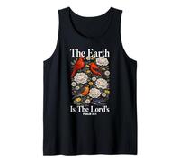 The Earth is The Lord's Psaum Verse de la Bible Observation des Oiseaux Débardeur