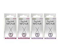 The Easy Guide Lot de 4 paquets d'aiguilles à bille Taille 26 et 28