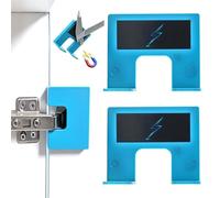 The Easy Hinge Mate - Votre fixation rapide pour l'installation de porte, gabarit de charnière de montant de porte 2025 ou installation rapide, installation de loquet de charpentier, guide précis