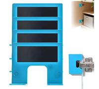 The Easy Hinge Mate - Your Quick Fix for Door Installation, Adjustable Accurate Guide for Hinges, Door Jamb Hinge Jig, Carpenter Latch Installation in Minute (4Pcs)