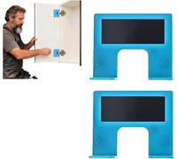 The Easy Hinge Mate - Your Quick Fix for Door Installation，Door Jamb Hinge Jig,Adjustable Accurate Guide for Hinges Cutting,Carpenter Latch Installation (2)