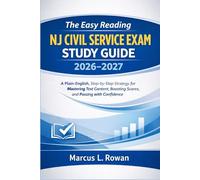 The Easy Reading NJ Civil Service Exam Study Guide 2026 - 2027: A Plain-English, Step-by-Step Strategy for Mastering Test Content, Boosting Scores, and Passing with Confidence